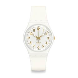 Swatch Gent 原創系列手錶 WHITE BISHOP (34mm) 男錶 女錶 手錶 瑞士錶 錶