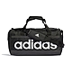 Adidas Linear Duffel S 男款 黑色 大Logo 運動 手提 背帶 健身包 HT4742 product thumbnail 1