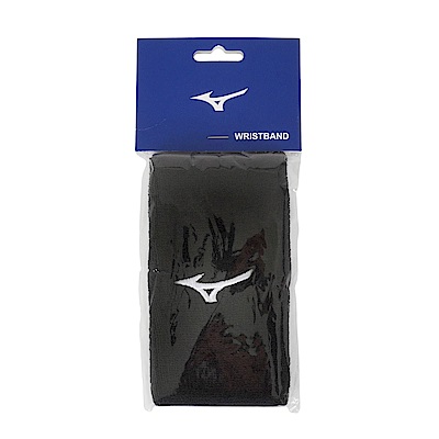 Mizuno Wristband [32TY0Y0009Q] 腕帶 護腕 運動 毛巾 吸汗 包覆佳 1入 15cm 黑白