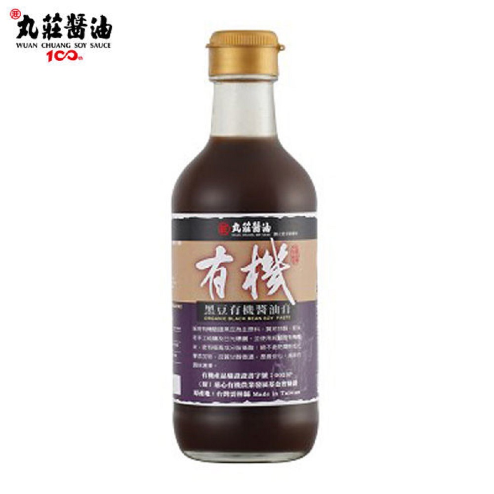 丸莊‧黑豆有機醬油膏(350g/瓶，共二瓶)