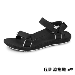 G.P 【Charm】撞色織帶涼鞋-黑色 G1674W GP 涼鞋 織帶鞋