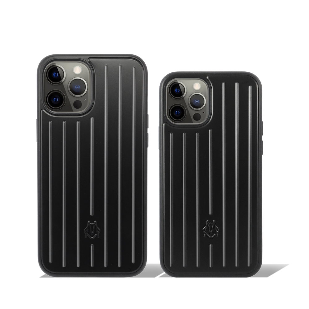 RIMOWA Matte Black 黑色手機殼iPhone12/12 Pro/Pro Max | 保護殼/皮套