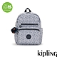 Kipling 藍白時尚幾何圖騰雙前袋後背包-JUDY M product thumbnail 1