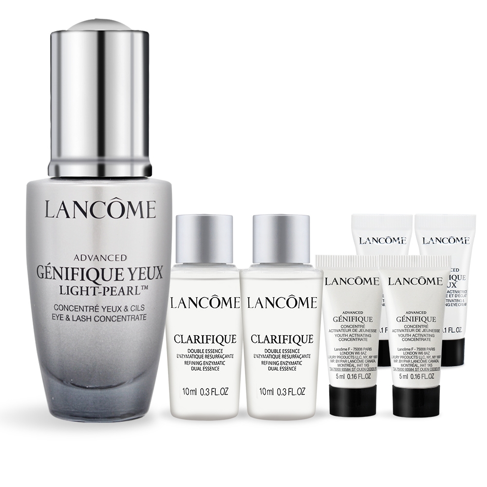 LANCOME 蘭蔻 超未來肌因亮眼冰珠組(冰珠亮眼粹+活粹晶露+賦活露+亮眼精粹霜)