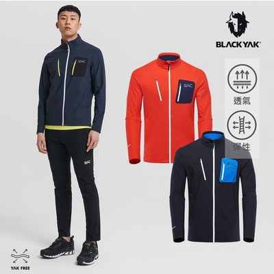 韓國BLACK YAK 男 BAC SEORAK外套 [橘紅/黑色] 運動 輕量 環保 休閒外套 BYAB1MJ006