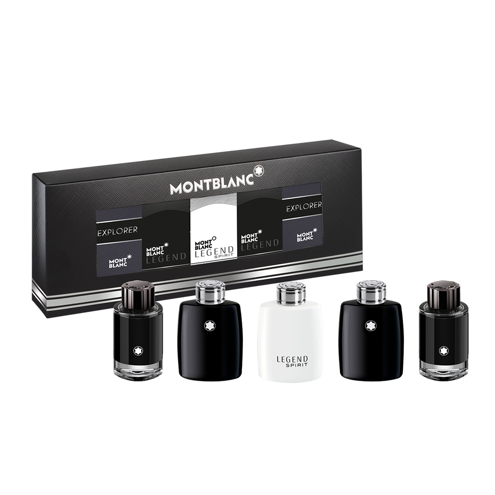 MONTBLANC 萬寶龍迷你香氛組(傳奇4.5ml*2+白朗峰4.5ml*1+探尋4.5ml*2)