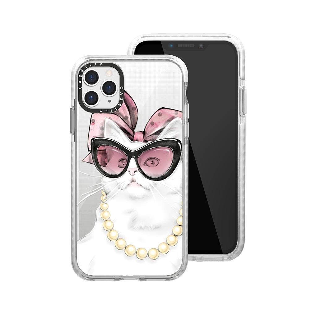 Casetify iPhone 11 Pro 耐衝擊保護殼-名媛貓