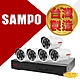 昌運監視器 SAMPO 聲寶 8路5鏡優惠組合 DR-TWEX3-8 VK-TW2C66H 2百萬紅外線攝影機 監視器 product thumbnail 1