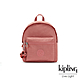 Kipling 霧面浪漫蜜桃粉造型簡約後背包-REPOSA product thumbnail 1