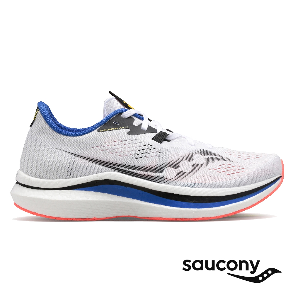 【SAUCONY 索康尼】慢跑鞋/運動鞋/休閒鞋/男鞋 輕量競速 原廠貨 ENDORPHIN PRO 2(白-SCS20687-84)