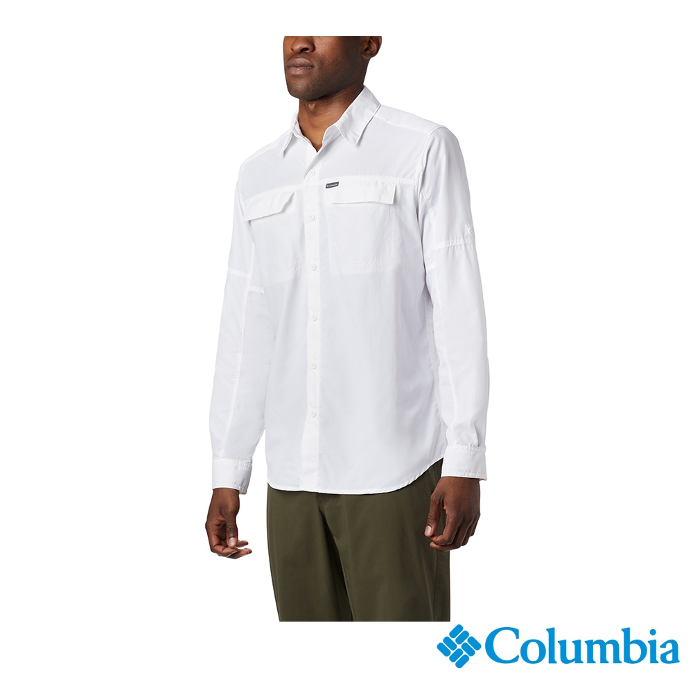 Columbia 哥倫比亞 男款 - Omni-Shade防曬50快排長袖襯衫-白色UAE06510WT