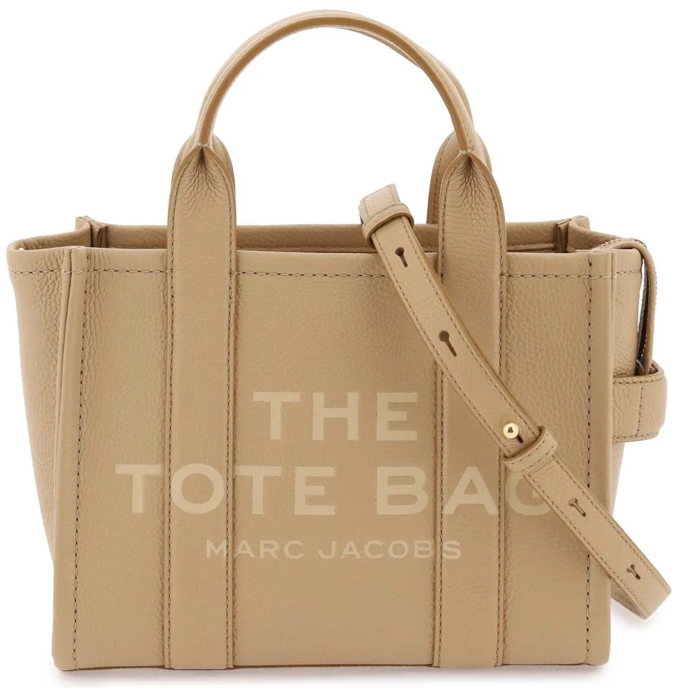 MARC JACOBS The Leather Tote 皮革兩用托特包(迷你款/奶茶色)