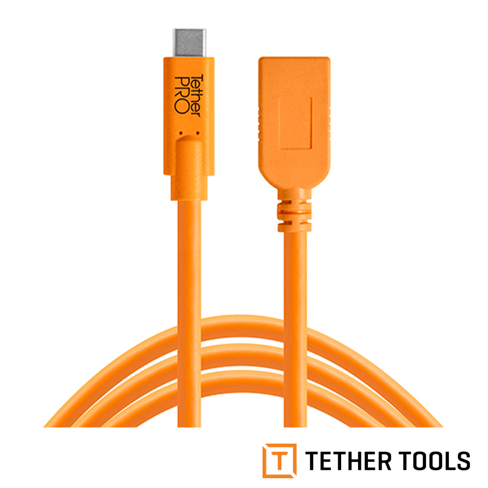 Tether Tools CUCA415-ORG Pro 傳輸線USB-C轉