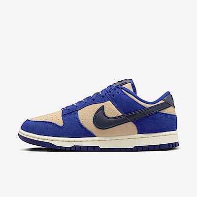 Nike Wmns Dunk Low LX [DV7411-400] 女 休閒鞋 運動 經典 低筒 麂皮 藍黑 卡其