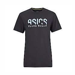 Asics [2011D034-001] 男 短袖 上衣 T恤 亞洲版 運動 慢跑 訓練 吸濕 快乾 親膚 舒適 黑