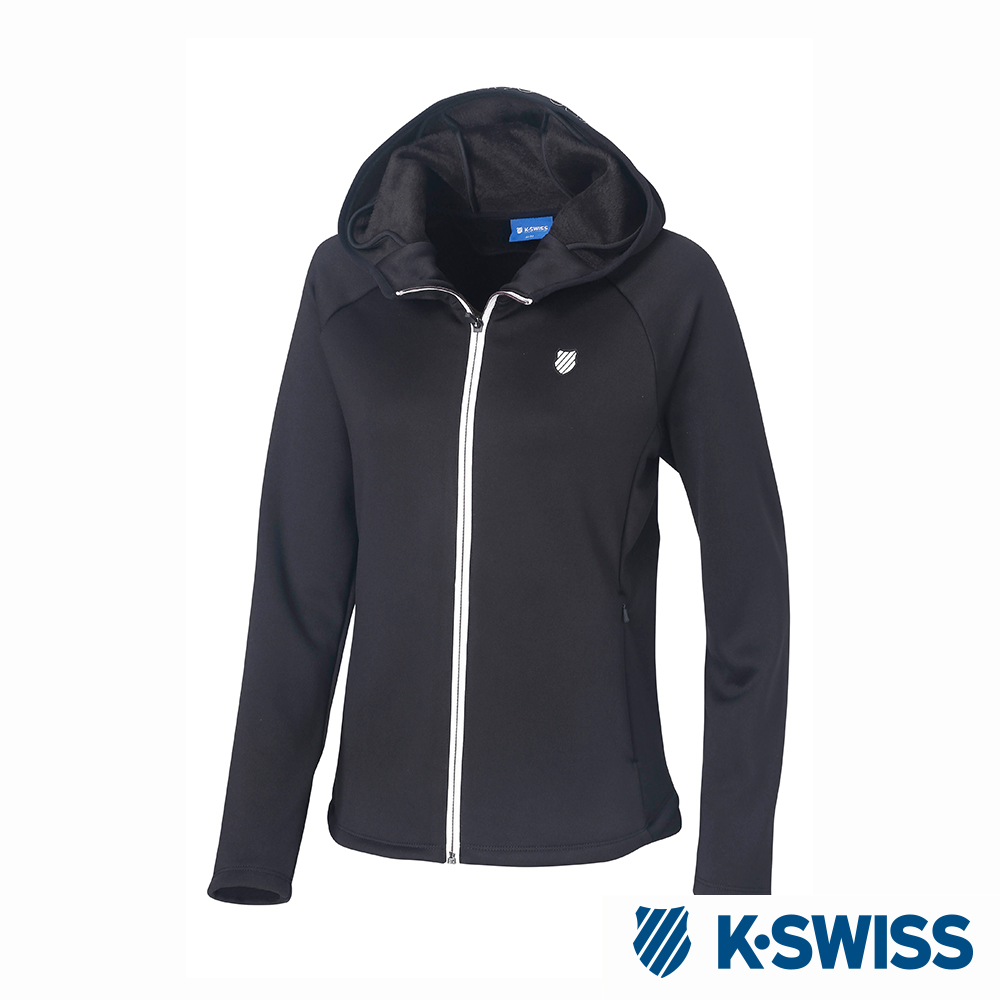 K-SWISS Jersey Jacket韓版運動外套-女-黑