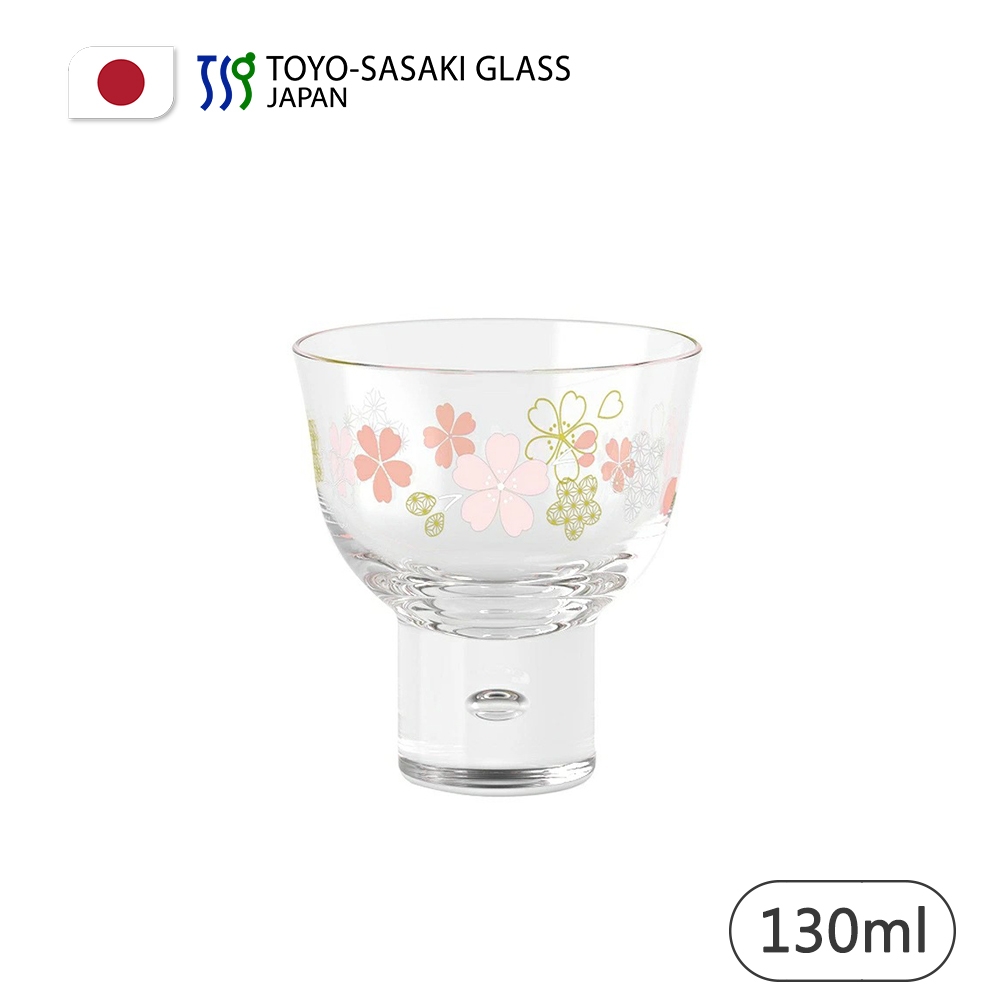 【TOYO SASAKI】日本製和紋櫻花酒杯-130ml