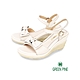 GREEN PINE蝴蝶結編織楔形涼鞋白色(00141536) product thumbnail 1