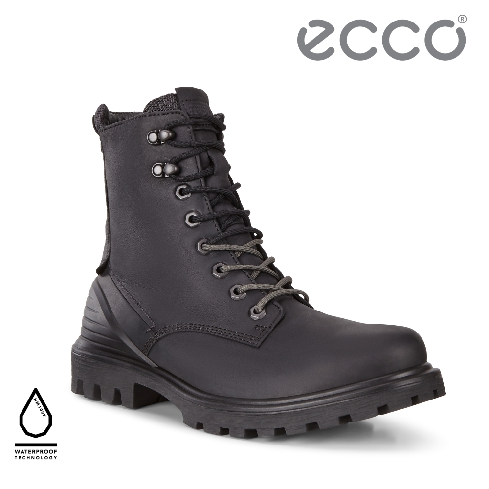 ECCO TREDTRAY M 城市旅行防潑水高筒靴 男鞋 黑色