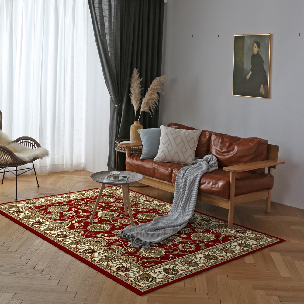 范登伯格 - Ferrera 埃及風情地毯 - 鏡紅 (100x150cm)