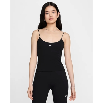 NIKE AS W NSW NK CHLL KNT CAMI 女休閒背心-黑-FN3686010