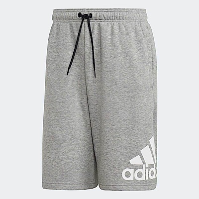 Adidas M MH BOSSHORTFT [EB5260] 男 短褲 亞洲版 休閒 棉質 舒適 居家 日常 灰白