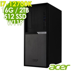 Acer VK8690G 高階工作站 (i7-12700K/16G/512SSD+2TB/500W/W11P)