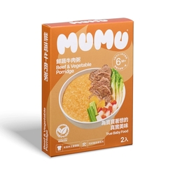 (MUMU)鮮蔬牛肉粥150gx2包/盒