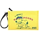 MARC JACOBS Peanuts 聯名款 露西塗鴨標語帆布手腕包(陽光黃) product thumbnail 1
