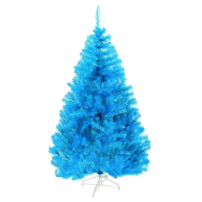 摩達客 台灣製12尺(360cm)豪華版晶透藍色聖誕樹(不含飾品)+100燈LED燈藍白光7串
