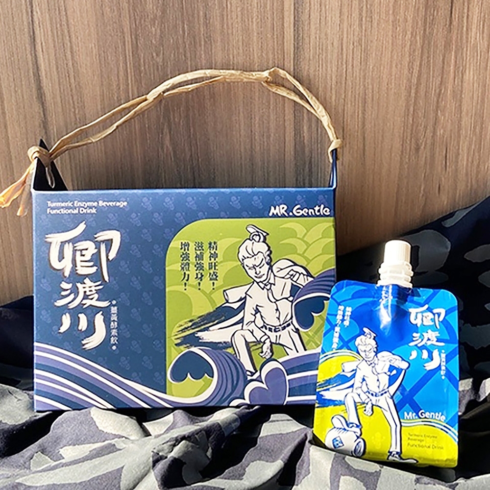 台灣農創 卿渡川-薑黃酵素飲 (180g/包x10入)