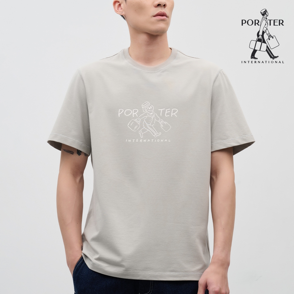 PORTER INTERNATIONAL - Mascot Tee - 晨霧灰