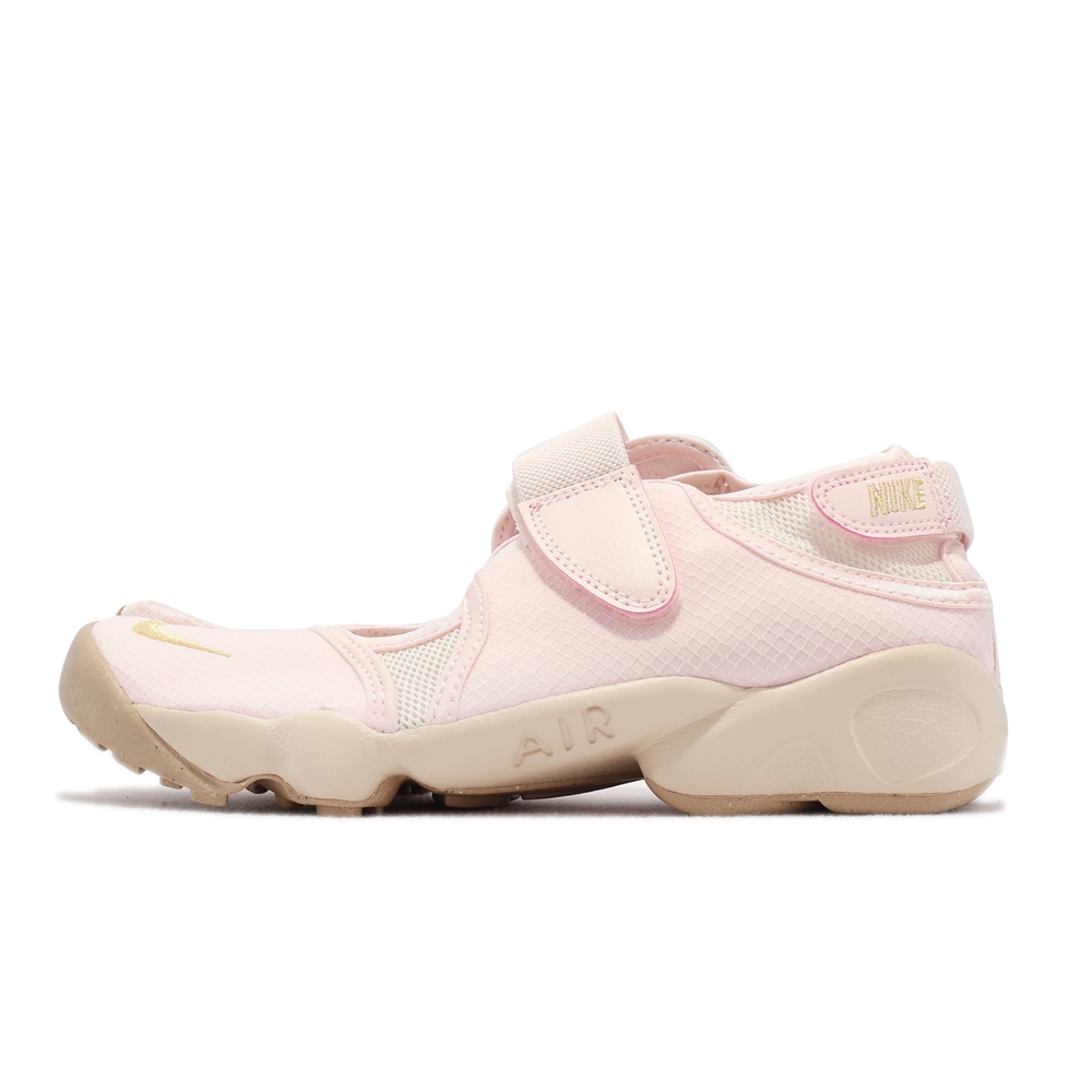 Nike 忍者鞋Wmns Air Rift BR 粉紅白女鞋分趾鞋休閒魔鬼氈糖果色DN1338 