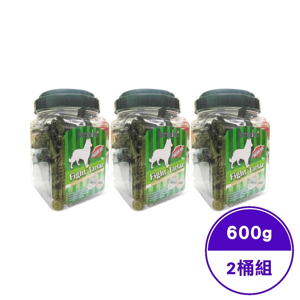 Bone Plus超效動能雙頭潔牙骨小桶裝  600g±5g (2桶入)