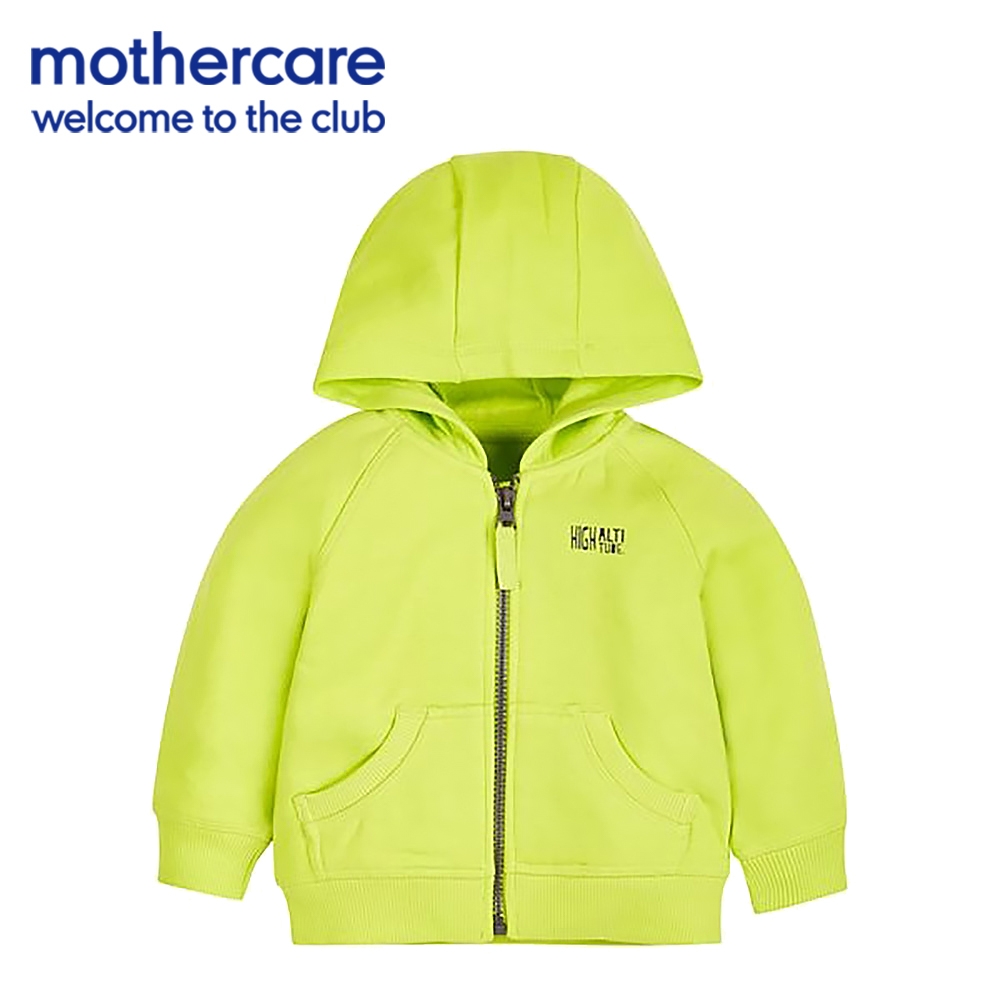 mothercare 專櫃童裝 檸檬綠連帽外套 (9個月-5歲)