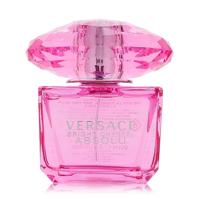 VERSACE BRIGHT CRYSTAL ABSOLU 絕對香戀水晶女性淡香精 90ML TESTER (平行輸入)