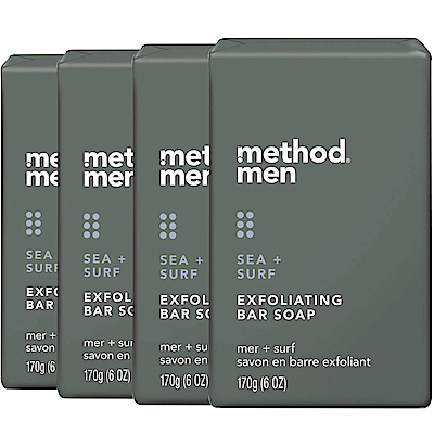 method美則男仕潔膚皂-海洋衝浪170gx4入