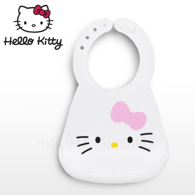 Bumkins 寶寶矽膠圍兜(Hello Kitty)