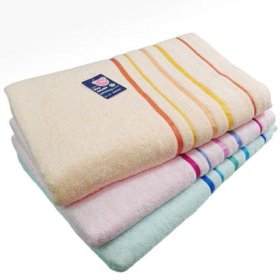 大格浴巾-2124/橫紋浴巾-2914-2入組