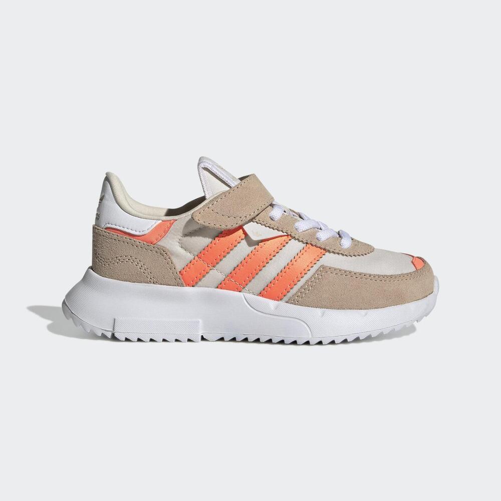 Adidas Retropy F2 C H03461 中童 休閒鞋 運動 麂皮 魔鬼氈 舒適 日常 穿搭 奶茶 橘