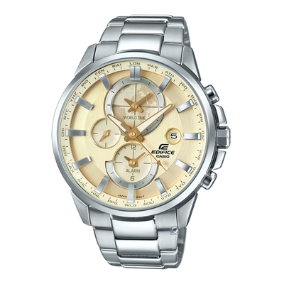 CASIO EDIFICE 爵士遨遊雙時區賽車腕錶-ETD-310D-9AVUDF