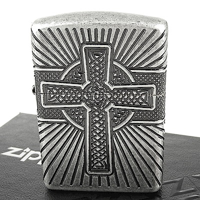 ZIPPO 美系 Celtic Cross-凱爾特十字圖案設計打火機