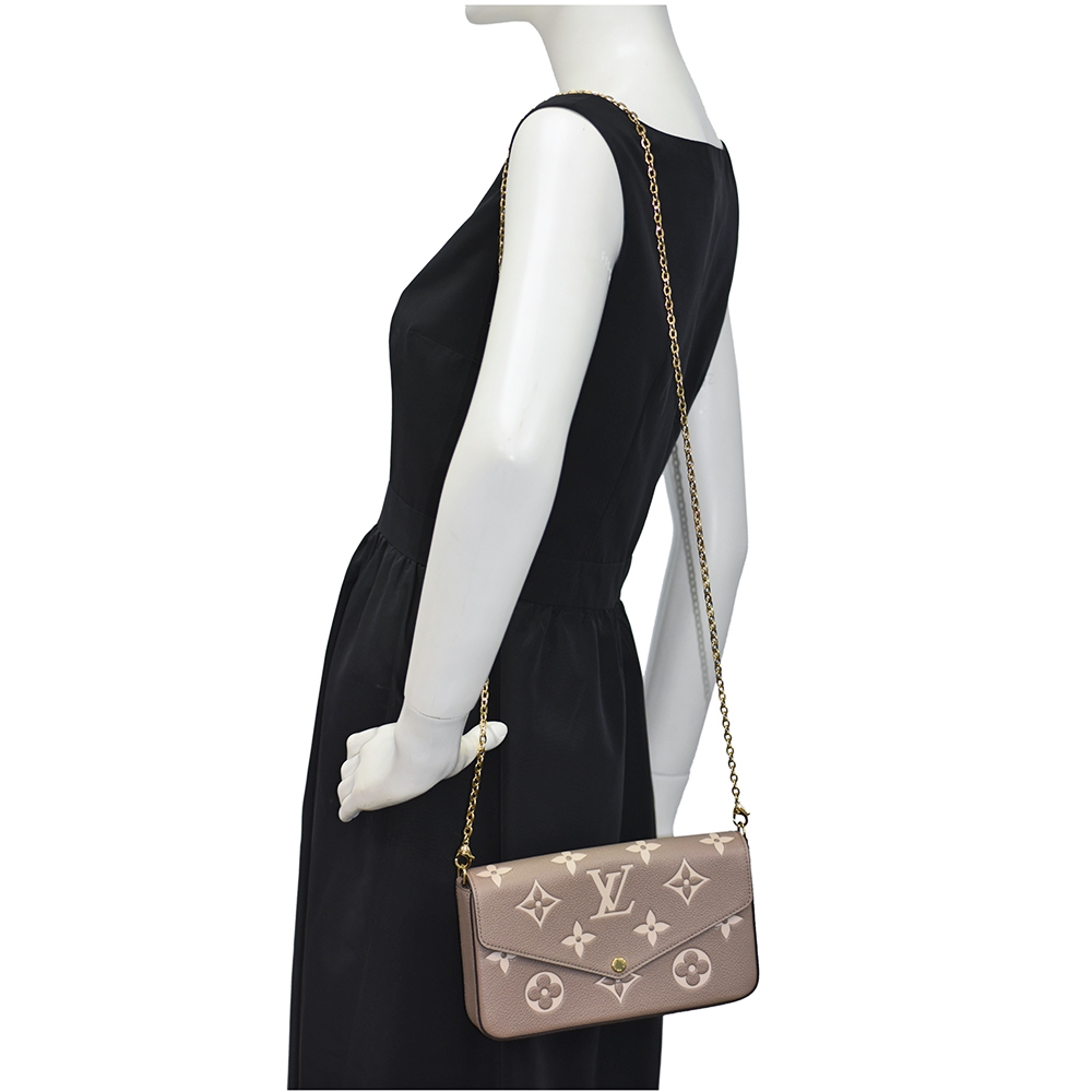 Louis Vuitton Tourterelle Empreinte Pochette Felicie M69977 by The-Collectory