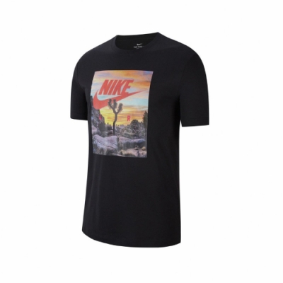 Nike T恤 NSW Tee 運動休閒 男款 圓領 棉質 基本版型 短袖 穿搭 黑 彩 CT6885010