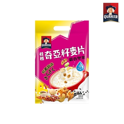 【QUAKER 桂格】奇亞籽麥片-穀香堅果(29gx10包/袋)