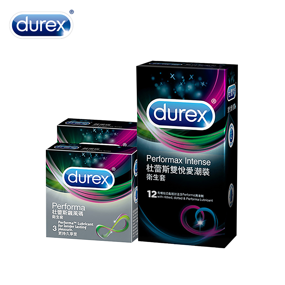 Durex 杜蕾斯 雙悅愛潮裝保險套12入+飆風碼3入*2盒