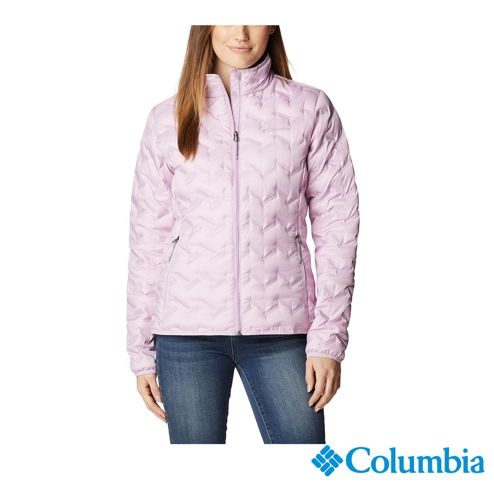 Columbia 哥倫比亞 女款 Omni-Heat 保暖650羽絨立領外套-粉紅 UWR02590PK /FW22