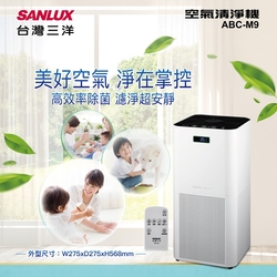 SANLUX台灣三洋17坪空氣清淨機 ABC-M9