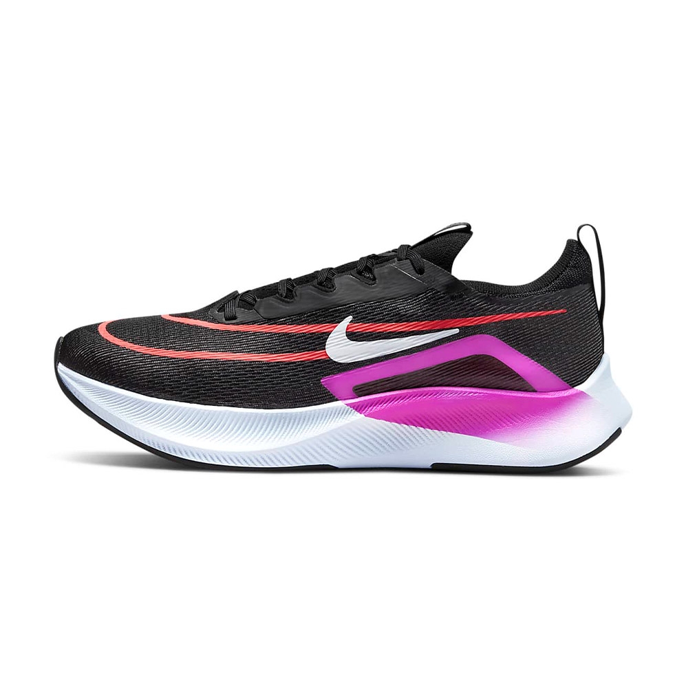 Nike Zoom Fly 4 男鞋 黑色 粉紅色 運動 包覆 襪套 緩震 訓練 慢跑鞋 CT2392-004