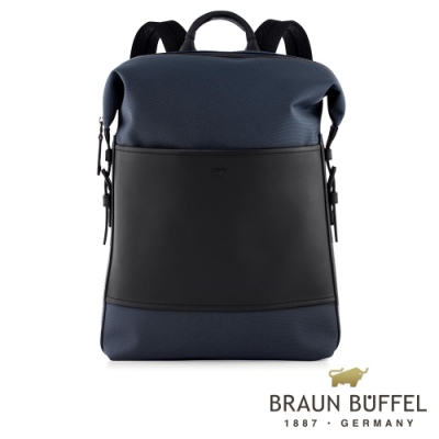 BRAUN BUFFEL - 尼爾系列潮流後背包- 太空藍